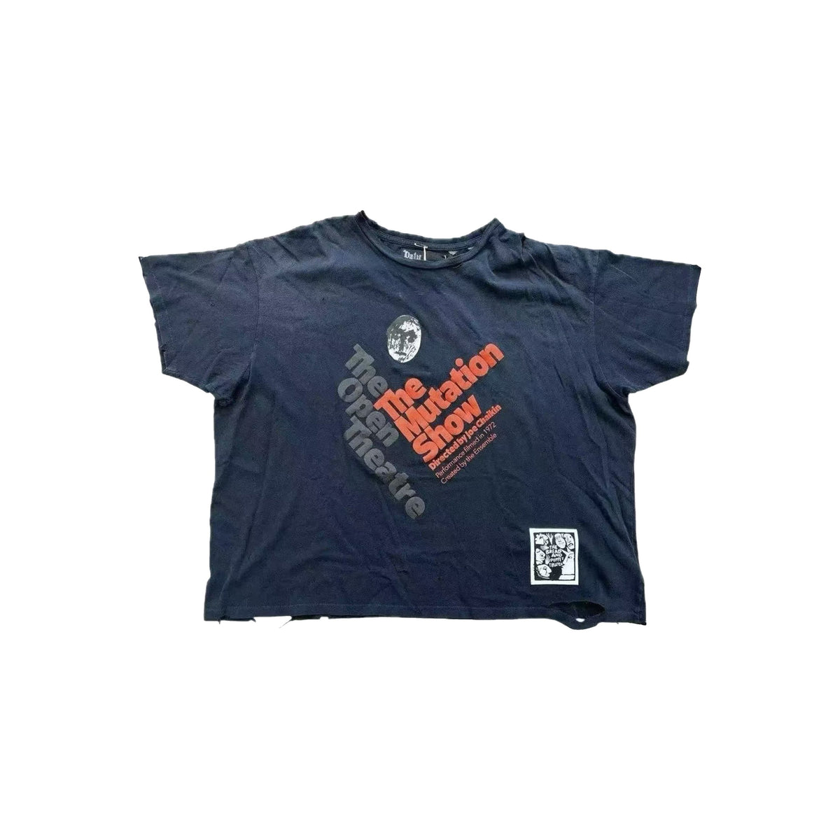 Play Hollywood The Mutation Show The Open Theatre Vintage‑Theatre‑Poster Cropped Boxy Short‑Sleeve Tee