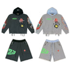 Roughplay Graphic Zip‑Up Hoodie