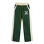 RHUDE East Hampton Color‑Block Wide Leg Sweatpants Forest Green