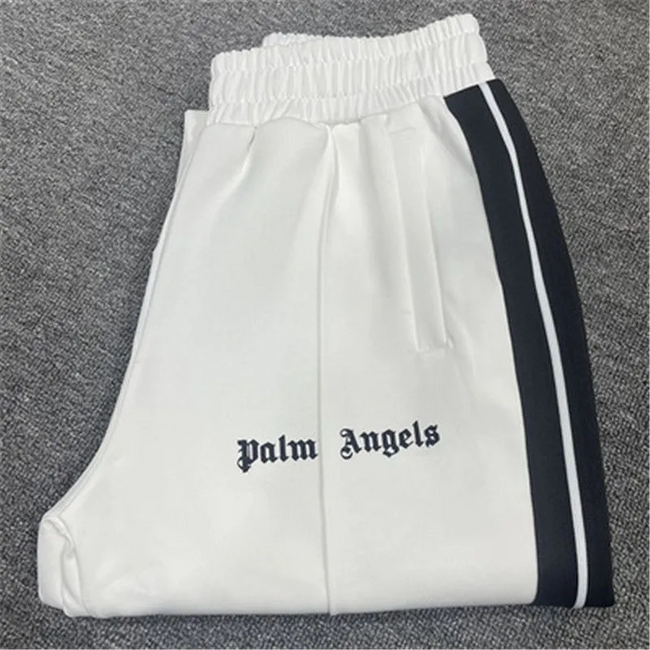 Palm Angels Classic Track Pants - White/Black Hover Image