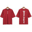 Palm Angels Vertical Gothic Logo T-Shirt - Burgundy