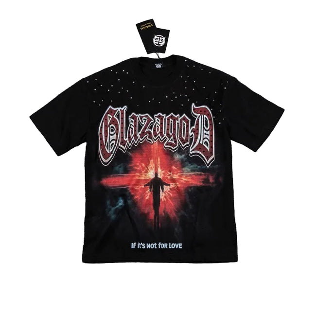 Glazagod Presence - Heavyweight Terry Oversized Tee Hover Image