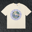 Rhude Cote D’Azur Circular Beach Badge Cream Oversized T‑Shirt