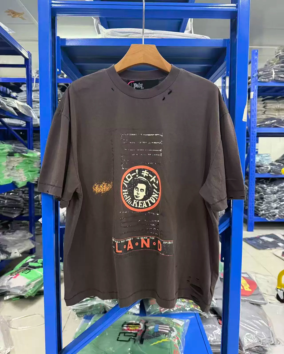 Paly Hollywood Vintage Washed Oversized Tee