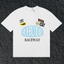 Rhude Raceway Multi‑Patch Racing Badge White Oversized T‑Shirt