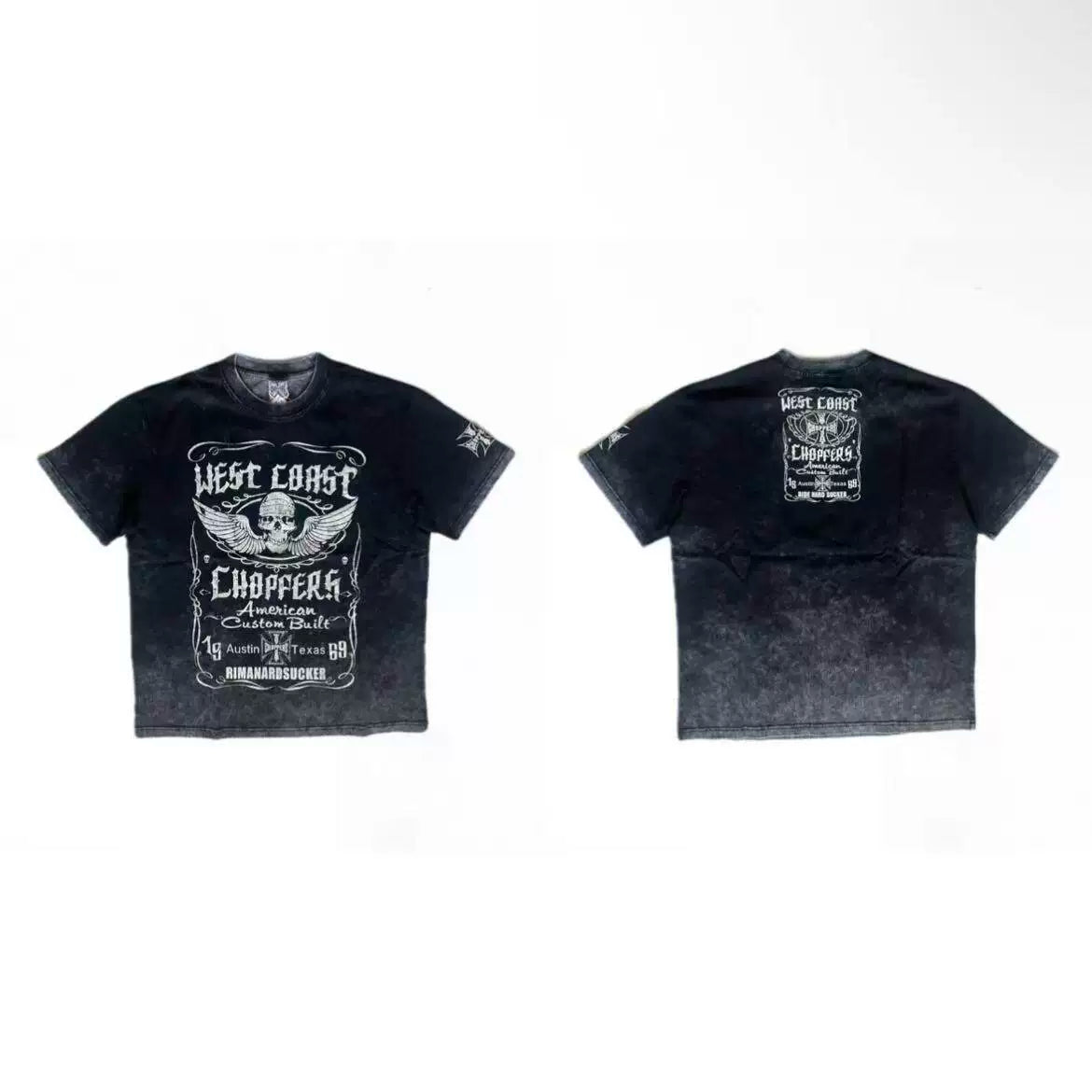 West Coast Choppers Skull Wing Dual‑Side Graphic Short Sleeve Tee