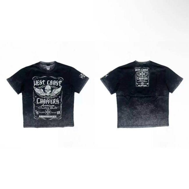 West Coast Choppers Skull Wing Dual‑Side Graphic Short Sleeve Tee Hover Image