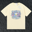 Rhude St.Rhude University Floral Crest Cream Oversized T‑Shirt