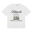Rhude Monte Carlo Heaven On Earth Vintage Photo Print White Oversized T‑Shirt