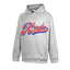 RHUDE Rhude Tour Script Logo Hoodie Light Heather Grey