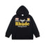 RHUDE Champ-Chenet Trophy Crest Graphic Hoodie Black