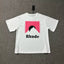 Rhude Men Retro Pink Mountain Boxy Fit Streetwear Tee