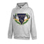 RHUDE Montenegro Laurel Crest Graphic Hoodie Light Heather Grey