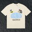 Rhude Raceway Multi‑Patch Racing Badge Cream Oversized T‑Shirt