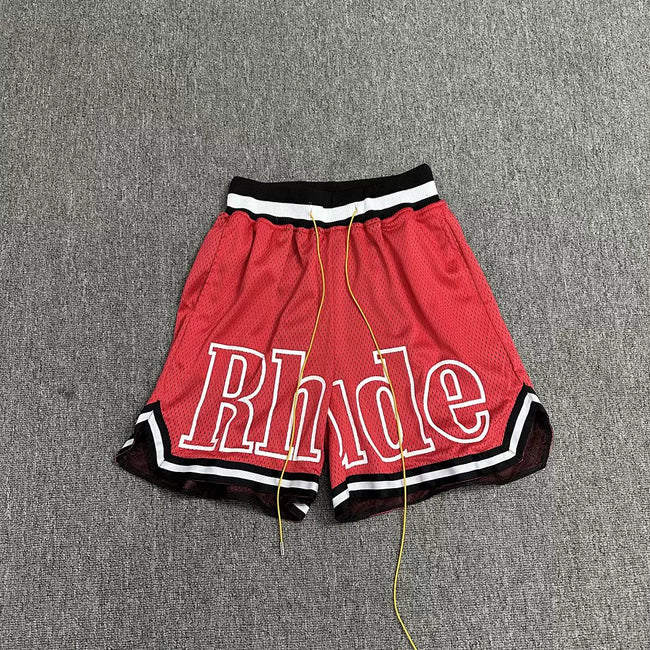 Rhude Big Logo Mesh Basketball Shorts **** Hover Image