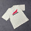 Rhude Retro Red Arrow Rhude Letter Print Crew Neck Casual T‑Shirt