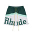 Rhude Color Block Logo Nylon Shorts