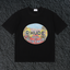 Rhude Hôtel De Gustavia Oval Badge Black Oversized T‑Shirt