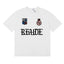 Rhude Gothic Crest Badge Logo Oversized Tee White