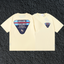 Rhude Racing World Champions Dual Sided Cream Oversized T‑Shirt