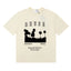 Rhude Vintage Palm Silhouette Graphic Crew Neck Casual T‑Shirt