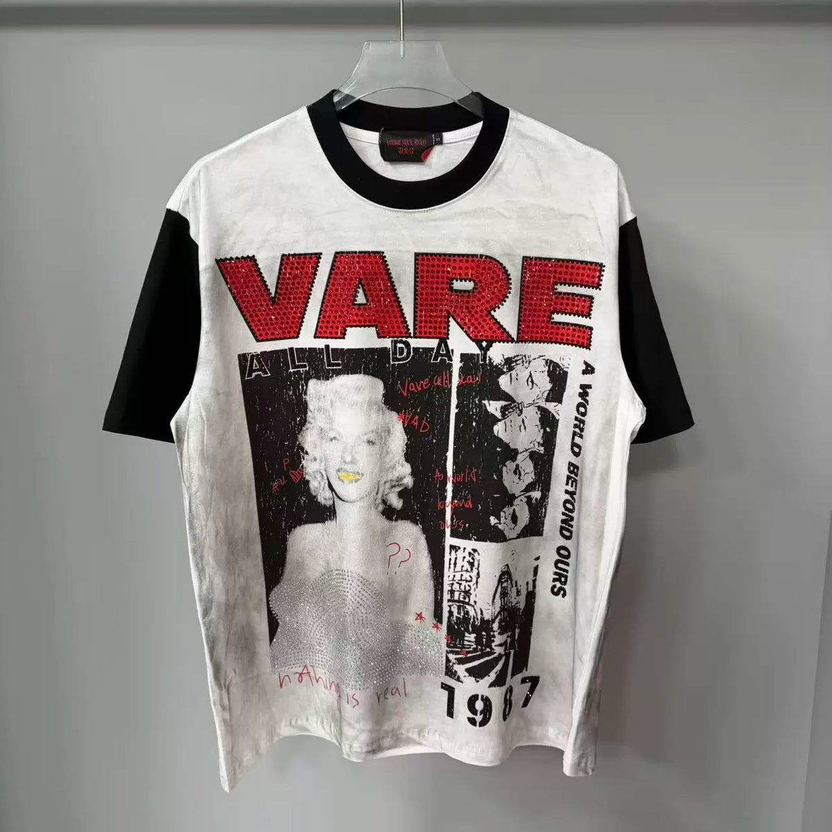 Vare All Day Scarface Color Block Ringer T‑Shirt