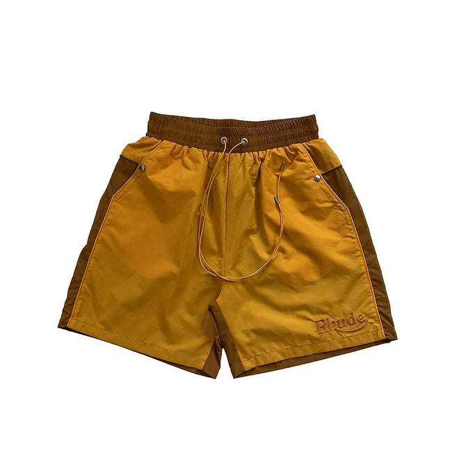 Rhude Color Block Nylon Shorts Hover Image