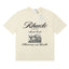 Rhude Monte Carlo Heaven On Earth Vintage Photo Print Cream Oversized T‑Shirt