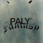 Paly Hollywood Vintage‑Wash Tie‑Dye‑Mottled‑Green Tee