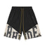 Rhude Color Block Zip Pocket Street Shorts