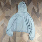 Play Hollywood Vintage‑Wash Baby‑Blue Full‑Zip Hoodie