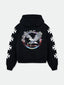 RHUDE Eagle Circle Logo Hoodie Black
