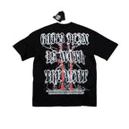 Glazagod Graphic Heavyweight T-Shirt Oversized-BLACK