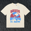 Rhude St.Barths Sailboat Sunset Cream Oversized T‑Shirt