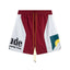 Rhude Championship Team Color Block Nylon Shorts