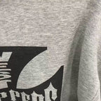 West Coast Choppers Front‑Cross‑Logo Pullover Hoodie Heather Grey