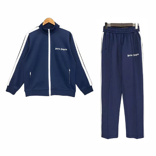 Palm Angels Classic Track Jacket & Pants Set - Navy/White Hover Image