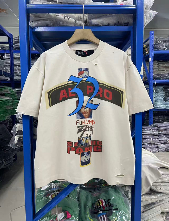 Play Hollywood Retro‑Collage Portrait‑Graphic Tee Hover Image
