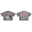 ROUGHPLAY Grey Boxy Cropped T‑Shirt
