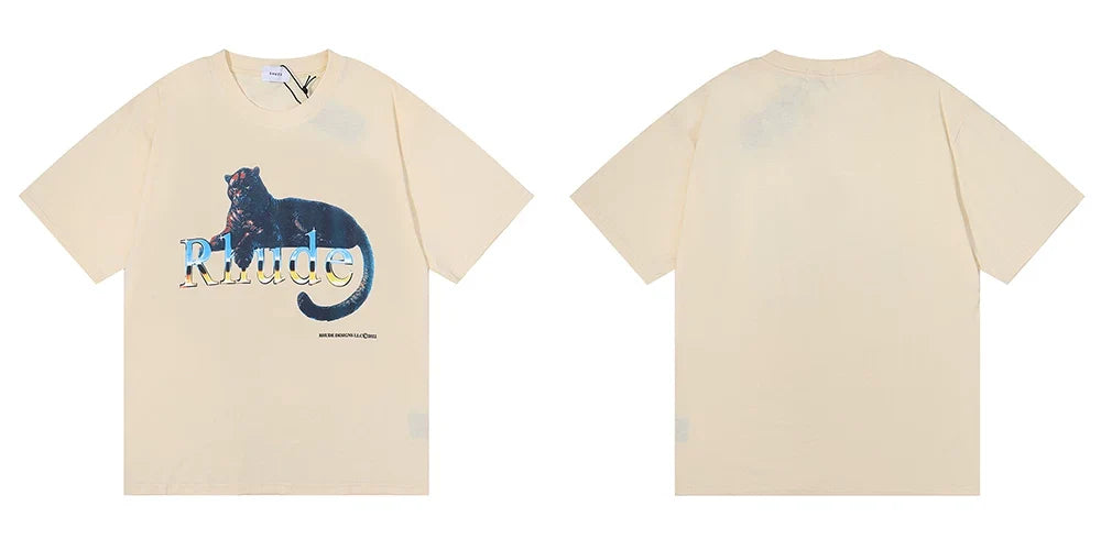Rhude Leopard Graphic Short Sleeve Tee