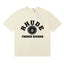 Rhude French Riviera Anchor Vintage Logo Cream Oversized T‑Shirt