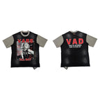 Vare All Day Marilyn Monroe Color Block Vintage Distressed T‑Shirt