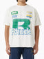 Rhude Multi‑Patch Big R Logo Oversized T‑Shirt Off‑White
