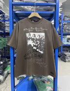 Play Hollywood Vintage‑Wash Brown T‑Shirt