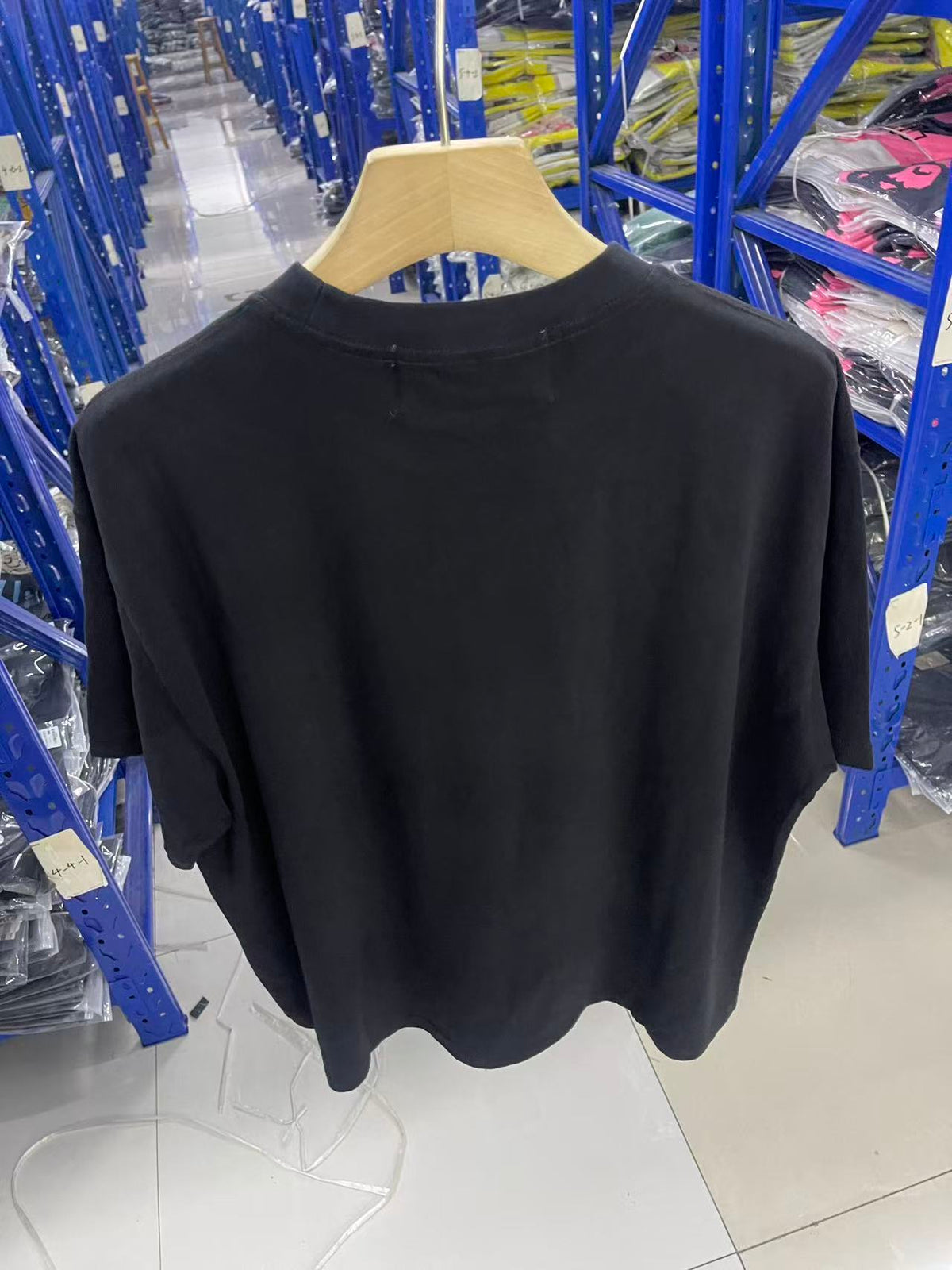 Play Hollywood Vintage‑Wash Black Oversized Graphic T‑Shirt