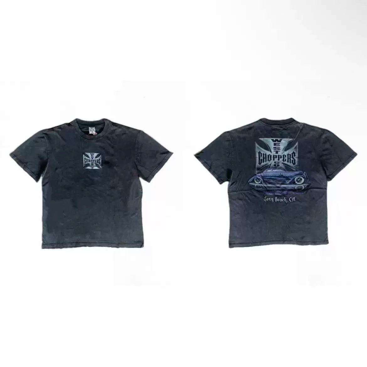 West Coast Choppers Classic Car Dual‑Side Graphic Short Sleeve Tee