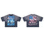 ROUGHPLAY Star‑Speckled Boxy Cropped T‑Shirt