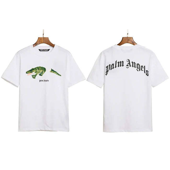 Palm Angels Alligator Graphic T-Shirt - White Hover Image