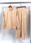 Palm Angels Classic Track Jacket & Pants Set - Khaki/White