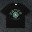 Rhude Patron Of The New Crest Badge Black Oversized T‑Shirt
